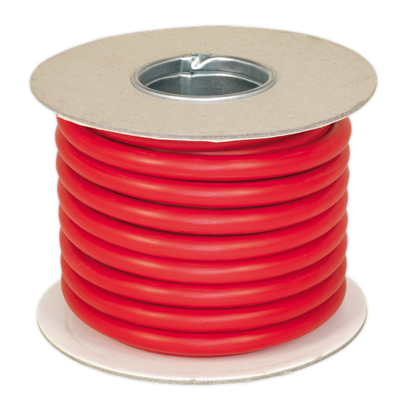 Sealey Automotive Starter Cable 196/0.40mm 25mm 170A 10m Red AC25SQRE Sealey - Dynamic Drive