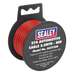 Sealey Automotive Cable Thick Wall 27A 2.5m Red AC2725R Sealey - Dynamic Drive