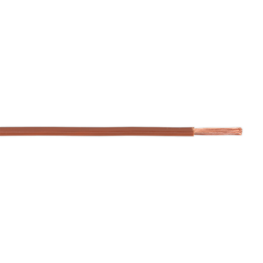 Sealey Automotive Cable Thin Wall Single 2mm 28/0.30mm 50m Brown AC2830BN Sealey - Dynamic Drive