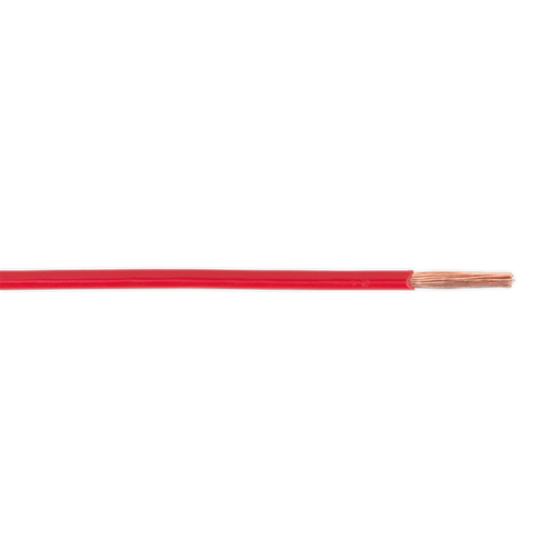 Sealey Automotive Cable Thin Wall Single 2mm 28/0.30mm 50m Red AC2830RE Sealey - Dynamic Drive