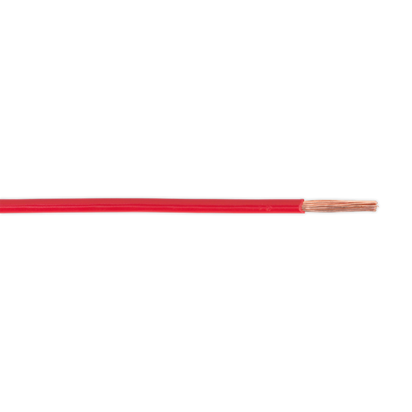 Sealey Automotive Cable Thin Wall Single 2mm 28/0.30mm 50m Red AC2830RE Sealey - Dynamic Drive