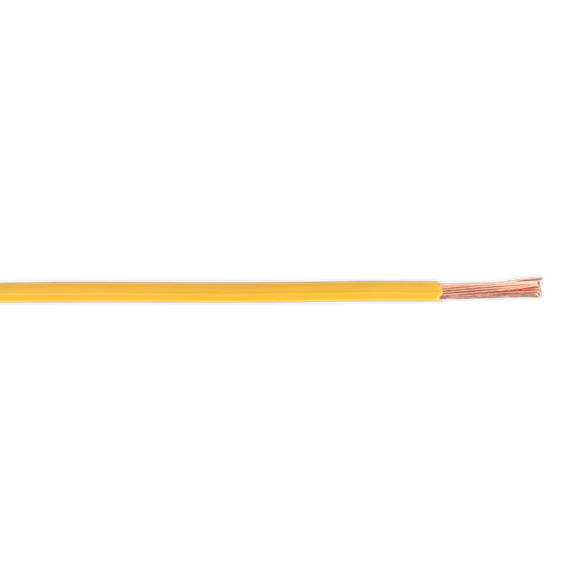 Sealey Automotive Cable Thin Wall Single 2mm 28/0.30mm 50m Yellow AC2830YE Sealey - Dynamic Drive