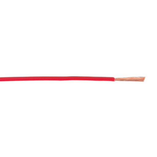 Sealey Automotive Cable Thin Wall Single 1mm 32/0.20mm 50m Red AC3220RE Sealey - Dynamic Drive