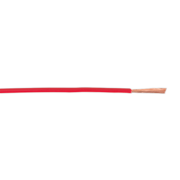 Sealey Automotive Cable Thin Wall Single 1mm 32/0.20mm 50m Red AC3220RE Sealey - Dynamic Drive