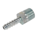 Sealey Screwed Tailpiece Male 1/4"BSPT 3/16" Hose Pack of 5 AC38 Sealey - Dynamic Drive
