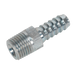 Sealey Screwed Tailpiece Male 1/4"BSPT 5/16" Hose Pack of 5 AC39 Sealey - Dynamic Drive