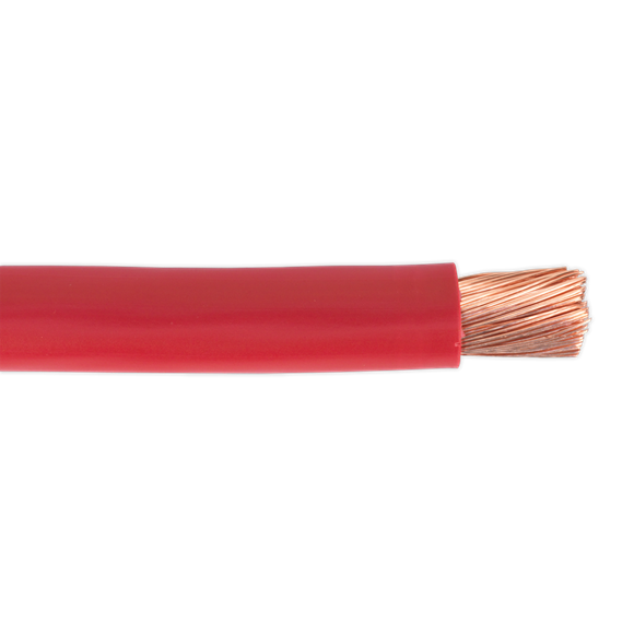 Sealey Automotive Starter Cable 315/0.40mm 40mmï 300A 10m Red AC40SQRE Sealey - Dynamic Drive
