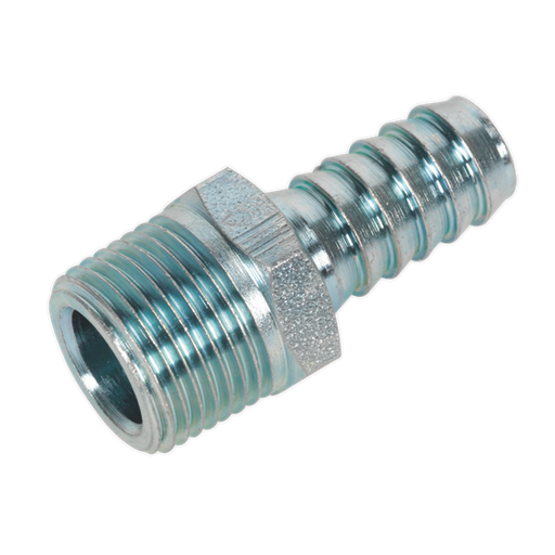 Sealey Screwed Tailpiece Male 3/8"BSPT 3/8" Hose Pack of 5 AC41 Sealey - Dynamic Drive