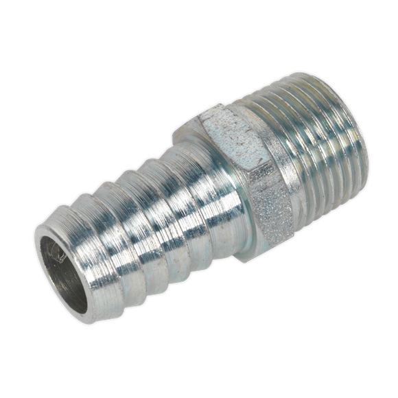 Sealey Screwed Tailpiece Male 3/8"BSPT 1/2" Hose Pack of 5 AC42 Sealey - Dynamic Drive