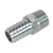 Sealey Screwed Tailpiece Male 3/8"BSPT 1/2" Hose Pack of 5 AC42 Sealey - Dynamic Drive