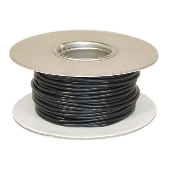 Sealey Automotive Cable Thin Wall Single 3mm 44/0.30mm 30m Black AC4430BK Sealey - Dynamic Drive