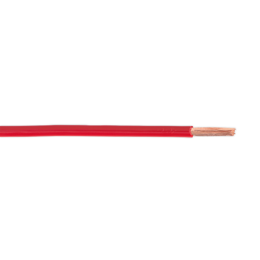 Sealey Automotive Cable Thin Wall Single 3mm 44/0.30mm 30m Red AC4430RE Sealey - Dynamic Drive