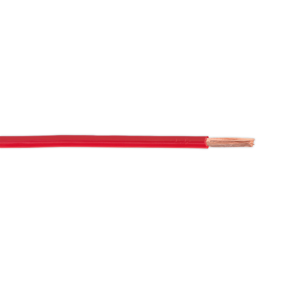 Sealey Automotive Cable Thin Wall Single 3mm 44/0.30mm 30m Red AC4430RE Sealey - Dynamic Drive