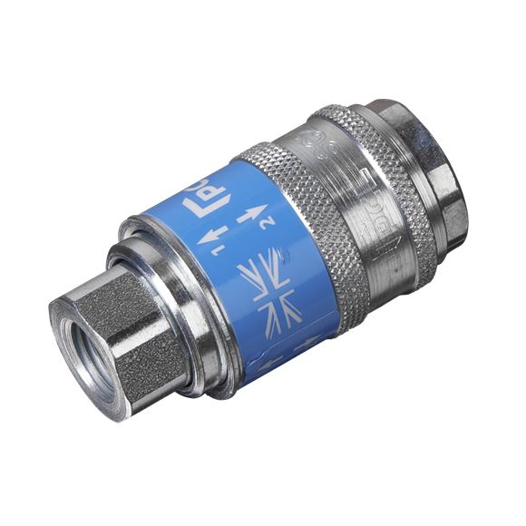 Sealey Safety Coupling Body Female 1/4"BSP AC57 Sealey - Dynamic Drive