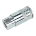 Sealey Coupling Body Female 1/4"BSP Pack of 5 ACP15 Sealey - Dynamic Drive