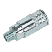 Sealey Coupling Body Male 1/4"BSPT Pack of 5 ACP16 Sealey - Dynamic Drive