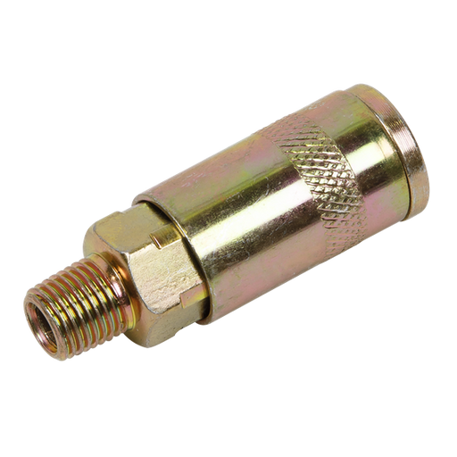 Sealey Coupling Body Male 1/4"BSPT Single ACX01 Sealey - Dynamic Drive