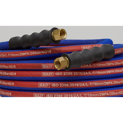 Sealey Air Hose 10m x8mm with 1/4"BSP Unions Extra-Heavy-Duty AH10R Sealey - Dynamic Drive