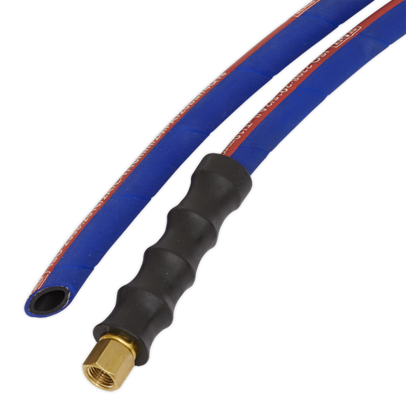 Sealey Air Hose 10m x8mm with 1/4"BSP Unions Extra-Heavy-Duty AH10R Sealey - Dynamic Drive