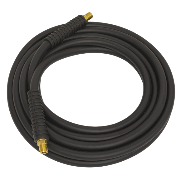 Sealey Air Hose 10m x8mm with 1/4"BSP Unions Heavy-Duty AH10RX Sealey - Dynamic Drive