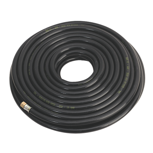 Sealey Air Hose 20m x8mm with 1/4"BSP Unions Heavy-Duty AH20RX Sealey - Dynamic Drive
