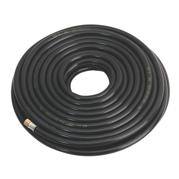 Sealey Air Hose 20m x8mm with 1/4"BSP Unions Heavy-Duty AH20RX Sealey - Dynamic Drive