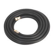 Sealey Air Hose 5m x8mm with 1/4"BSP Unions Heavy-Duty AH5RX Sealey - Dynamic Drive