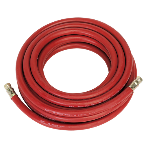 Sealey Air Hose 10m x10mm with 1/4"BSP Unions AHC1038 Sealey - Dynamic Drive