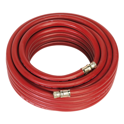 Sealey Air Hose 15m x10mm with 1/4"BSP Unions AHC1538 Sealey - Dynamic Drive