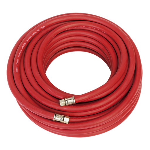 Sealey Air Hose 20m x8mm with 1/4"BSP Unions AHC20 Sealey - Dynamic Drive