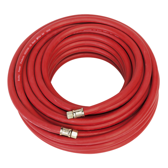 Sealey Air Hose 20m x8mm with 1/4"BSP Unions AHC20 Sealey - Dynamic Drive