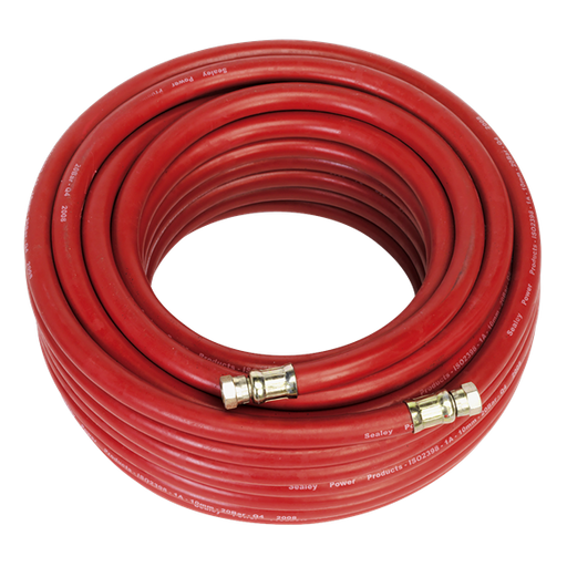 Sealey Air Hose 20m x10mm with 1/4"BSP Unions AHC2038 Sealey - Dynamic Drive