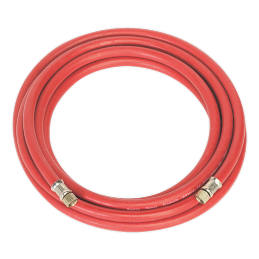 Sealey Air Hose 5m x8mm with 1/4"BSP Unions AHC5 Sealey - Dynamic Drive