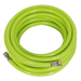 Sealey Air Hose High-Visibility 10m x8mm with 1/4"BSP Unions AHFC10 Sealey - Dynamic Drive