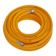Sealey Air Hose 10m x10mm Hybrid High-Visibility with 1/4"BSP Unions AHHC1038 Sealey - Dynamic Drive