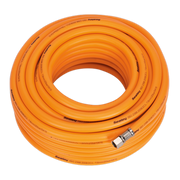 Sealey Air Hose 20m x8mm Hybrid High-Visibility with 1/4"BSP Unions AHHC20 Sealey - Dynamic Drive