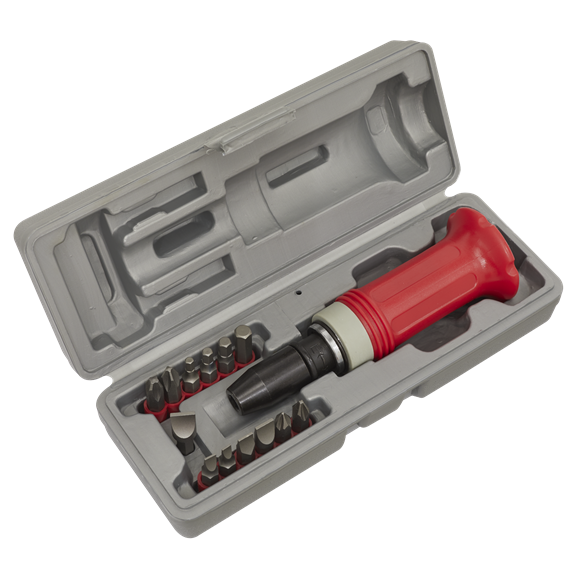 Sealey Impact Driver Set 15pc Protection Grip AK2081 Sealey - Dynamic Drive