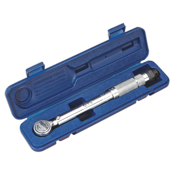 Sealey Micrometer Torque Wrench 3/8"Sq Drive AK223 Sealey - Dynamic Drive