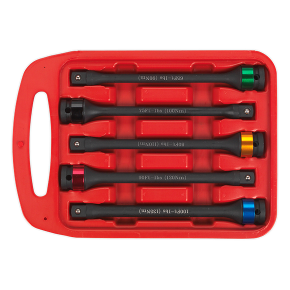 Sealey Torque Stick Set 5pc 1/2"Sq Drive AK2242 Sealey - Dynamic Drive