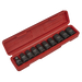 Sealey Impact TRX-Star* Female Socket Set 10pc 1/2"Sq Drive AK2301 Sealey - Dynamic Drive