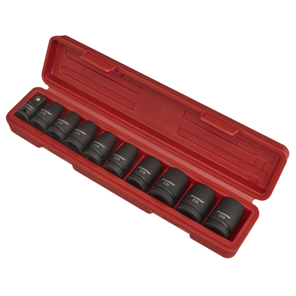 Sealey Impact TRX-Star* Female Socket Set 10pc 1/2"Sq Drive AK2301 Sealey - Dynamic Drive