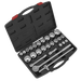 Sealey Socket Set 26pc 3/4"Sq Drive 12-point WallDrive AK2582 Sealey - Dynamic Drive