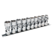 Sealey Universal Joint Socket Set 10pc 3/8"Sq Drive 6pt WallDrive Metric AK2710 Sealey - Dynamic Drive
