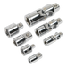 Sealey Universal Joint & Socket Adaptor Set 7pc 1/4" 3/8" & 1/2"Sq Drive AK2737 Sealey - Dynamic Drive