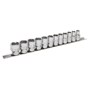 Sealey Socket Set 12pc 3/8"Sq Drive Lock-On 6pt Metric AK2741 Sealey - Dynamic Drive