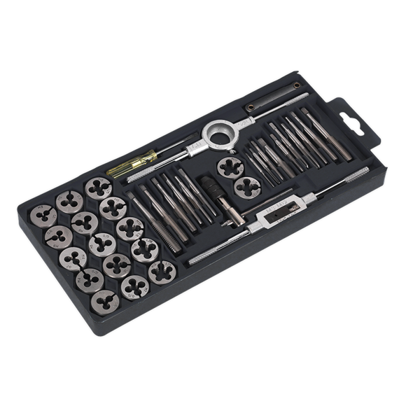 Sealey Tap & Die Set 40pc Split Dies Metric AK301 Sealey - Dynamic Drive