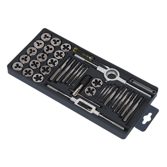 Sealey Tap & Die Set 40pc Split Dies Metric AK301 Sealey - Dynamic Drive