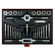 Sealey Tap & Die Set 28pc Split Dies Metric AK3028 Sealey - Dynamic Drive
