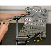Sealey Tap & Die Set 45pc Split Dies Metric AK303 Sealey - Dynamic Drive