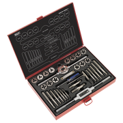 Sealey Tap & Die Set 33pc Split Dies Metric/UNF/BSP AK3033 Sealey - Dynamic Drive